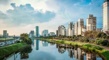 Vista diurna a Sao Paulo